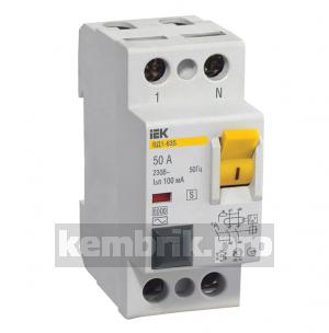 Выключатель дифференциального тока (УЗО) ВД1-63S 2Р 25А 300мА(Электромеханическое)