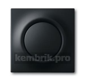 IMPULS Клавиша для одноклавишного выключателя/переключателя/кнопки черный бархат