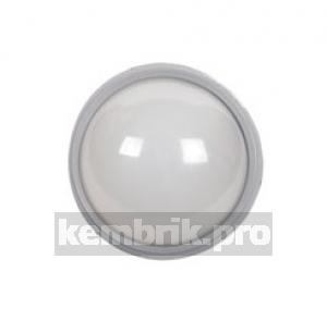 Светильник светодиодный ДПО-1Вт/6LED IP54 круглый серый  с пояском