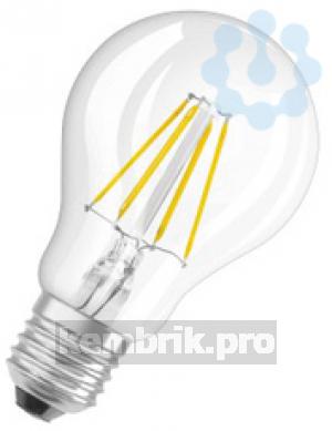 Лампа светодиодная LED 4вт Е27 теплый прозрачная FILAMENT