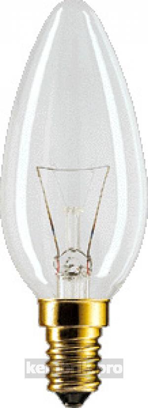 Лампа накаливания декоративная ДС 60вт B35 230в E14 (свеча)