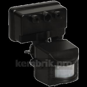 Датчик движения ИК для прожектора 150-500w 120 гр. 12м IP44 черный