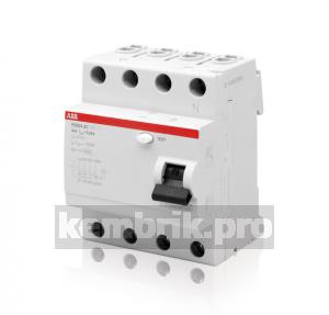 Выключатель дифференциального тока (УЗО) 4п 63А 30мА FH204 АС