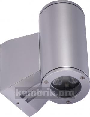 Светильник светодиодный NBU80 LED 7Вт IP65 холодный белый двусторонний серебро