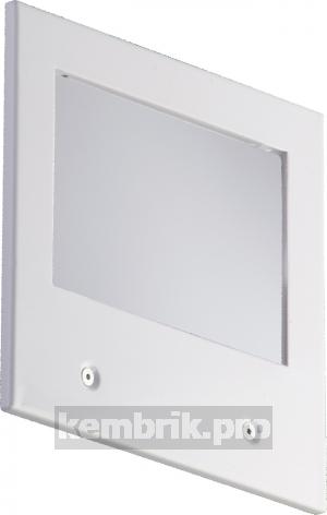 Светильник светодиодный DS LED 9w IP54 опаловый белый квадратный
