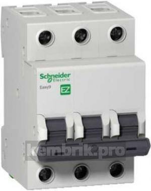 Автомат Schneider electric Easy9 ВА 3П 20А c 4.5кА