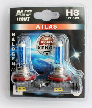 Лампа автомобильная Avs Atlas h8 12v 35w