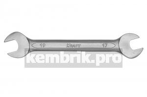 Ключ гаечный рожковый Kraft КТ 700531 (17 / 19 мм)