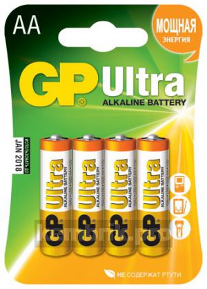 Батарейка Gp 15au-bc4 ultra 4шт