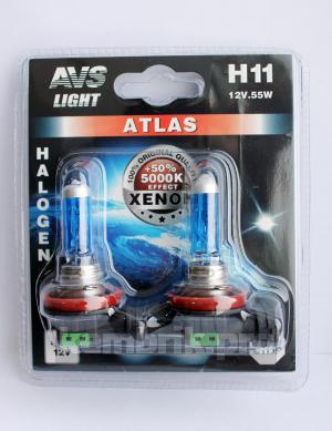 Лампа автомобильная Avs Atlas h11 12v 55w