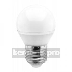 Лампа светодиодная LED 5вт Е27 теплый матовый шар